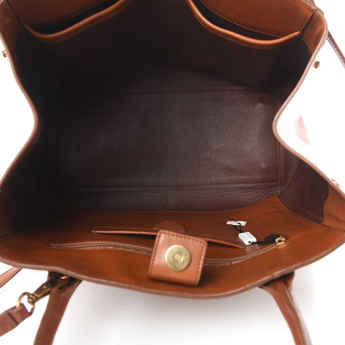 Calfskin Tote Cognac