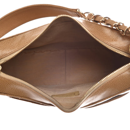 Chanel Caviar Quilted Hobo Beige 7 of 9