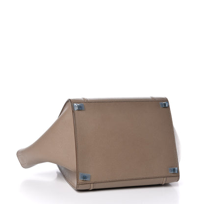 Celine Grained Calfskin Medium Phantom Luggage Taupe 4 of 10