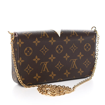 Louis Vuitton Monogram Lovely Birds Pochette Felicie Chain Wallet 3 of 13