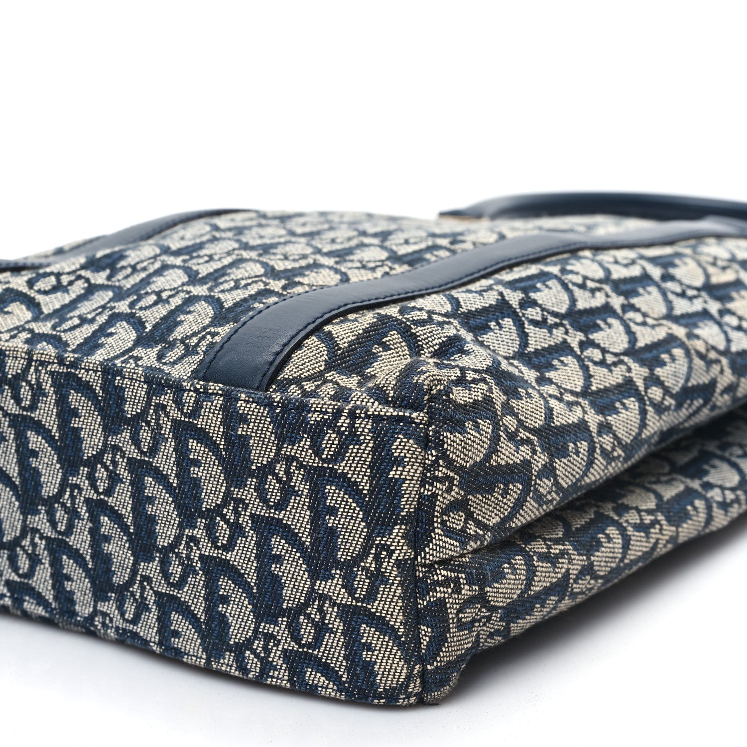 Christian Dior Monogram Tote Blue 10 of 13