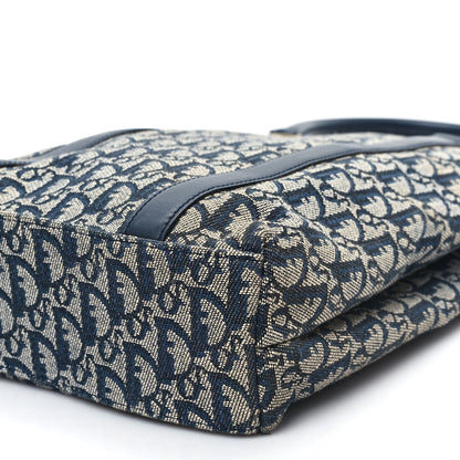 Christian Dior Monogram Tote Blue 10 of 13