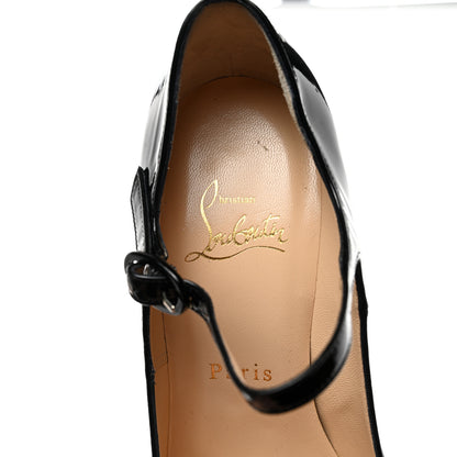 Christian Louboutin Patent Calfskin Lady Daf 160 Pumps 36.5 Black 6 of 8