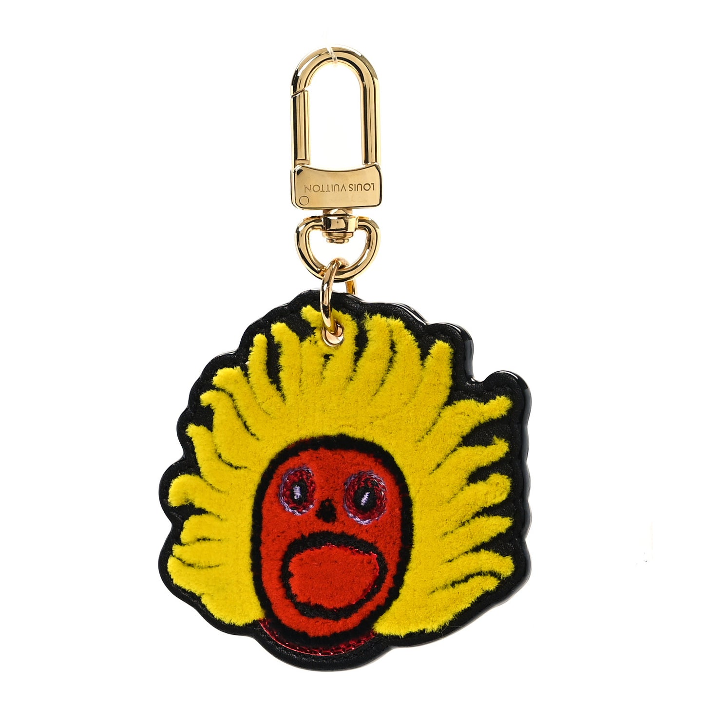 LV X YK My Eternal Soul Bag Charm Key Holder Yellow Multicolor