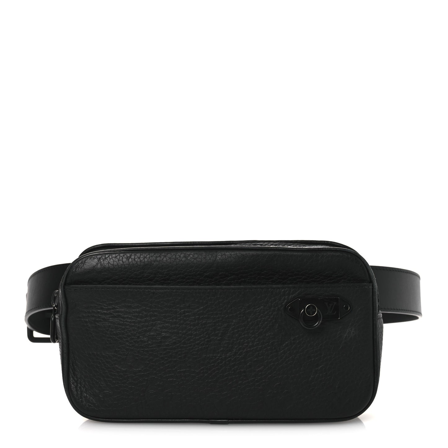 Taurillon Monogram Uniformes Solar Ray Soft Pochette Volga Belt Bag Black