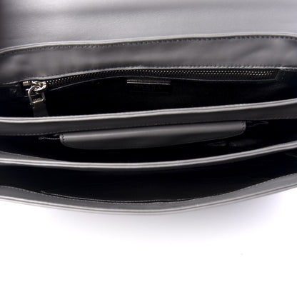 Prada City Calf Metal Closure Shoulder Bag Marmo 4 of 8