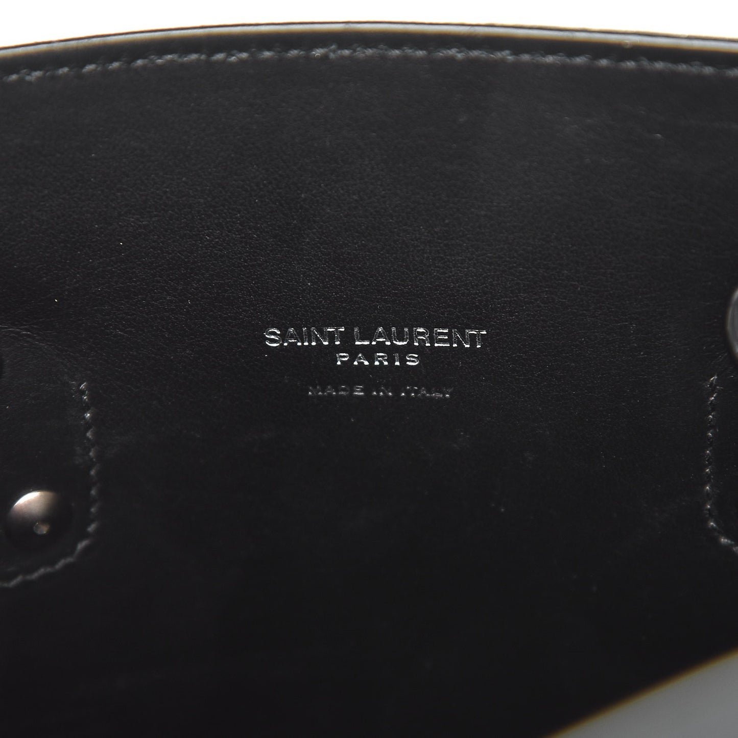Grained Calfskin Baby Sac De Jour Black
