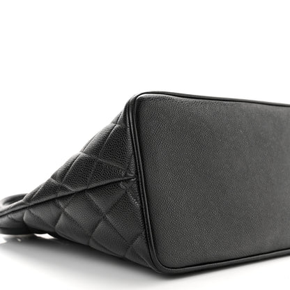 Chanel Caviar Quilted Medallion Tote Black 9 of 10