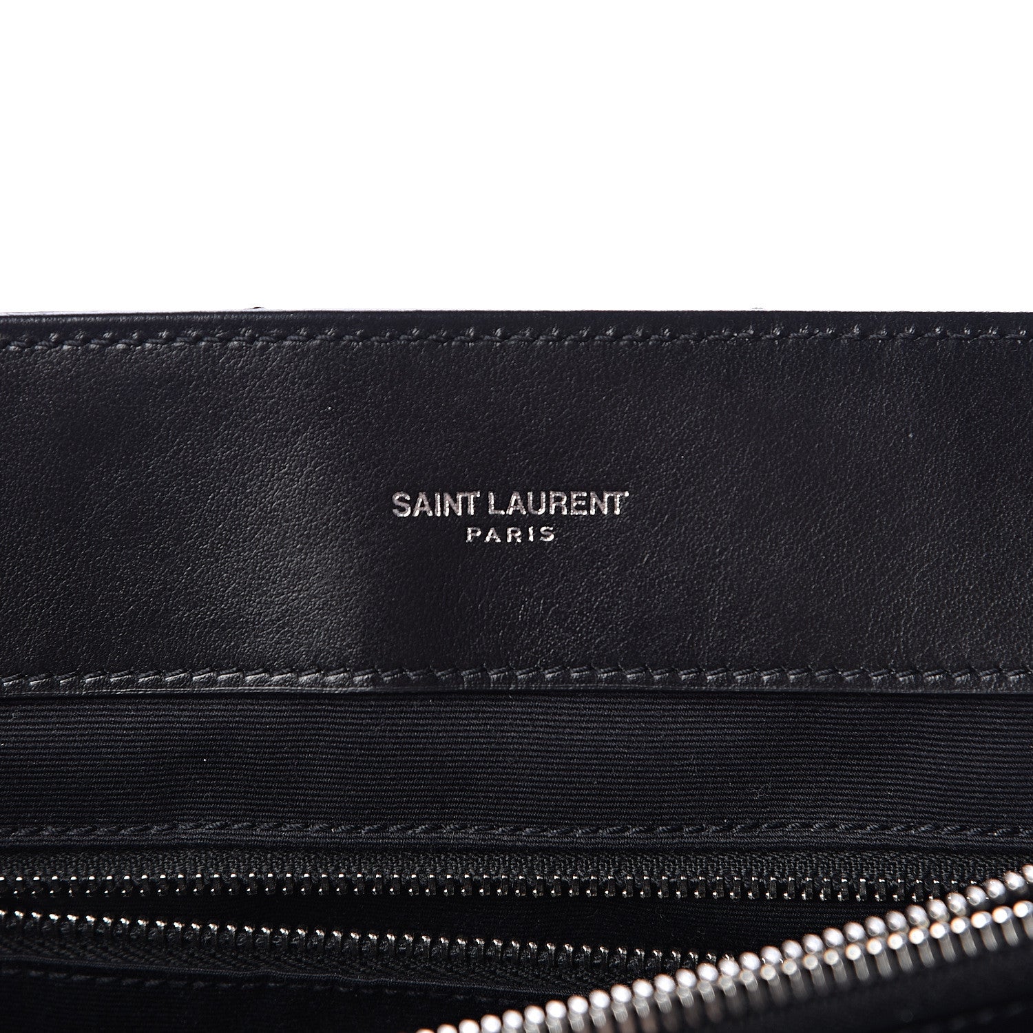 Saint Laurent Calfskin Y Quilted Monogram Large Loulou Chain Satchel Black 6 of 15