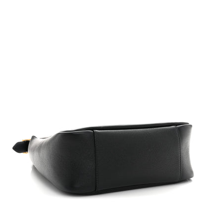 Saint Laurent Smooth Calfskin Small Le 5 A 7 Soft Hobo Black 4 of 10