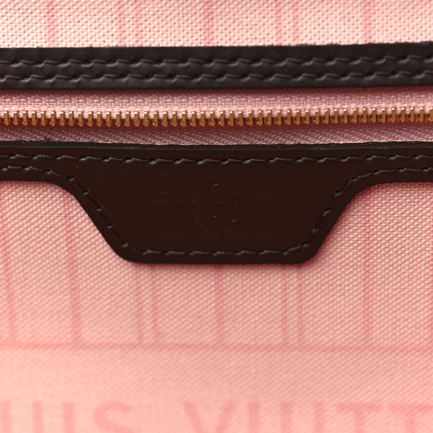 Damier Ebene Neo Neverfull MM Rose Ballerine