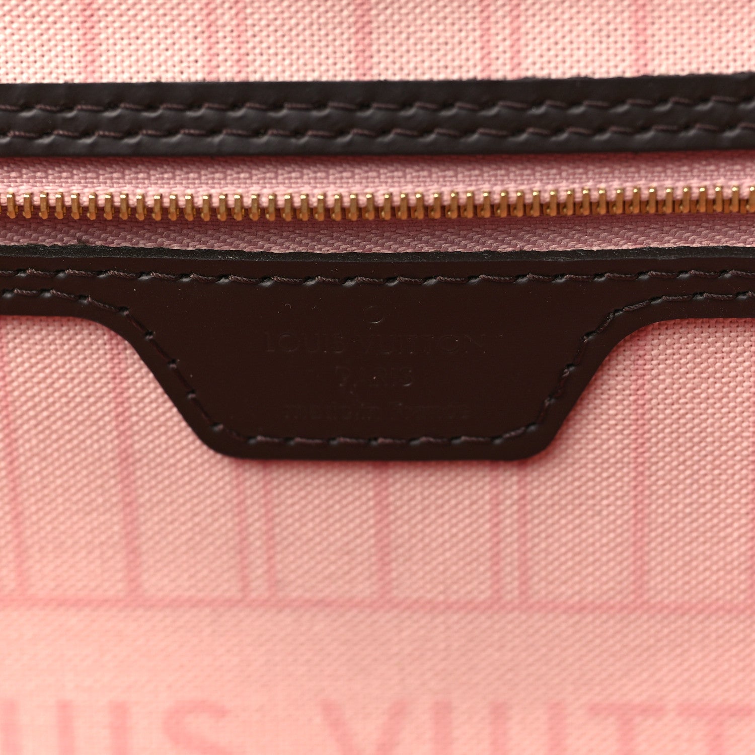 Louis Vuitton Damier Ebene Neo Neverfull MM Rose Ballerine 6 of 7