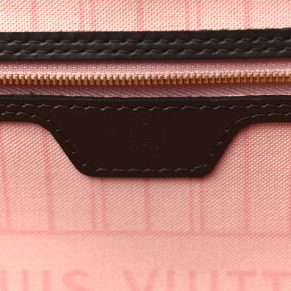 Louis Vuitton Damier Ebene Neo Neverfull MM Rose Ballerine 6 of 7