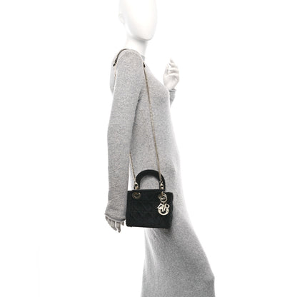 Christian Dior Velvet Mini Lady Dior Black 2 of 10