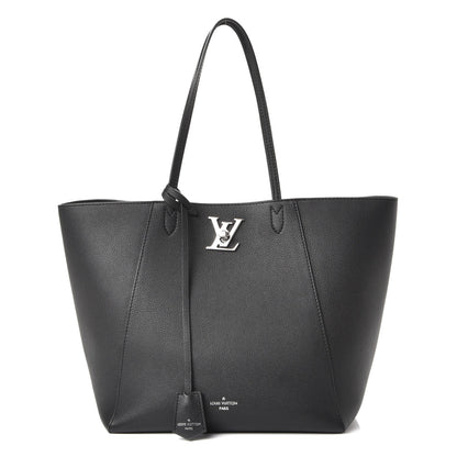 Louis Vuitton Calfskin Lockme Cabas Black 1 of 8