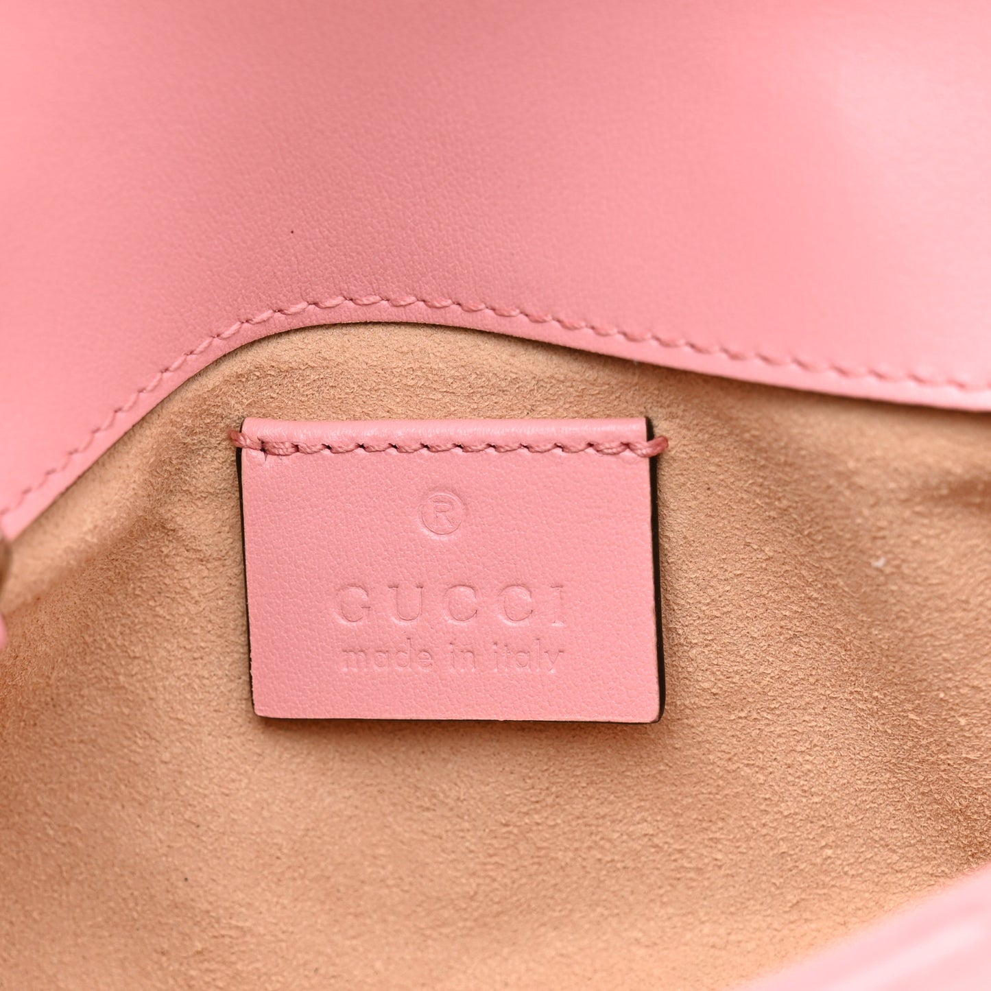 Calfskin Matelasse Super Mini GG Marmont Shoulder Bag Wild Rose Wild Rose