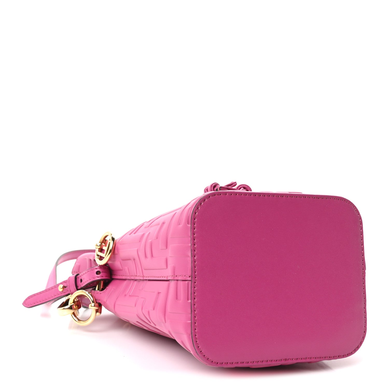 Fendi Vitello Liberty F is Fendi FF 1974 Embossed Mini Mon Tresor Bucket Bag Ciclamino Pilar 4 of 10