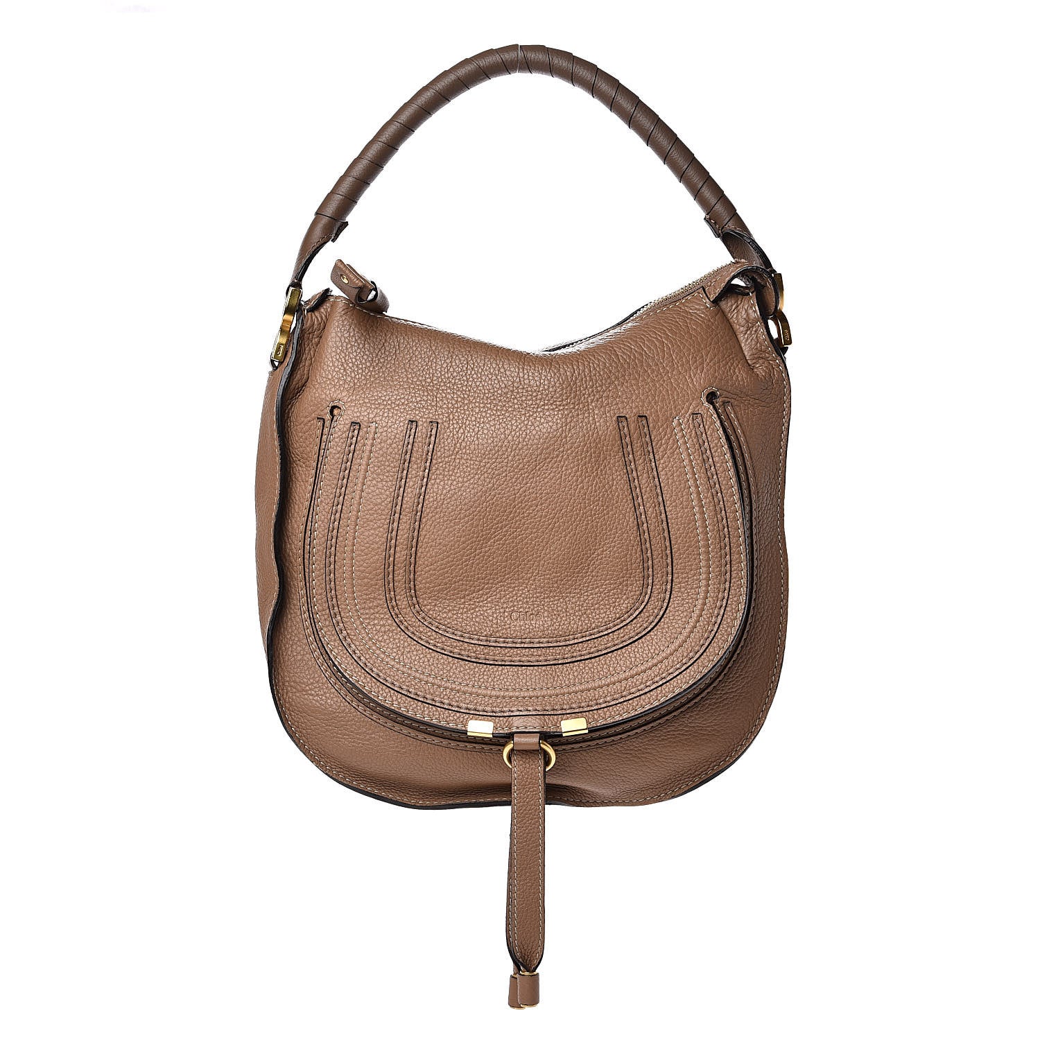 Chloe Calfskin Medium Marcie Hobo Nut 1 of 15