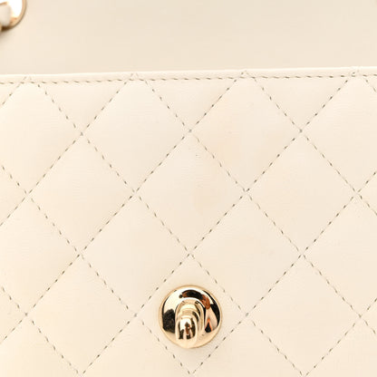 Chanel Lambskin Quilted Mini Rectangular Flap White 13 of 13