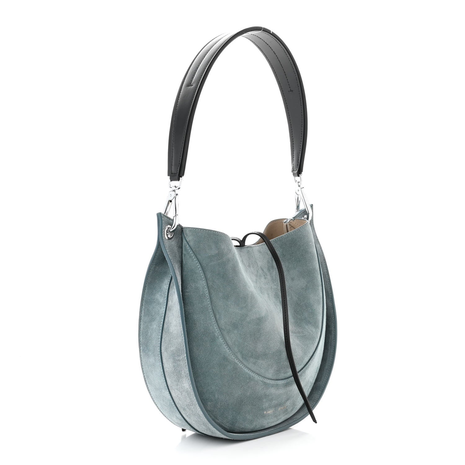 Proenza Schouler Suede Arch Shoulder Bag Faded Blue 4 of 11