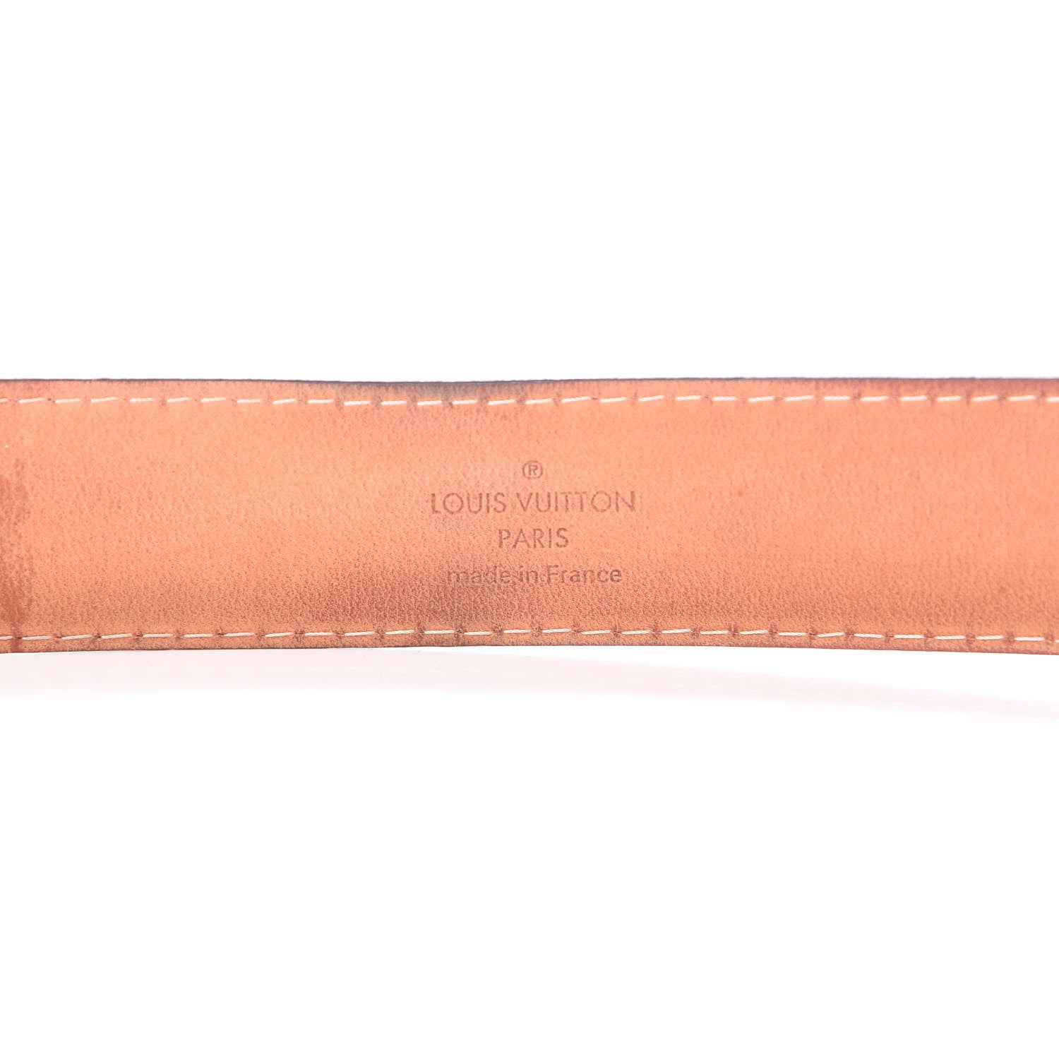 Louis Vuitton Damier Ebene 30mm Ellipse Belt 80 32 5 of 12