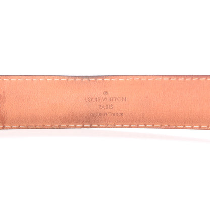 Louis Vuitton Damier Ebene 30mm Ellipse Belt 80 32 5 of 12