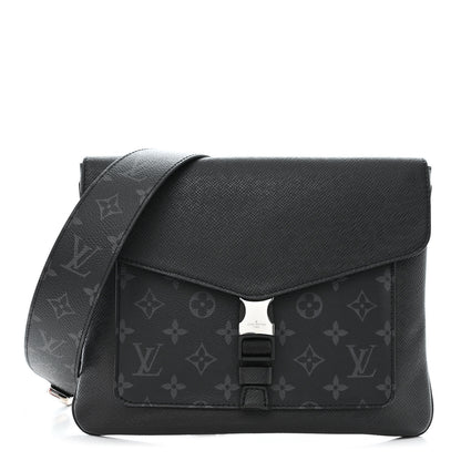 Louis Vuitton Taigarama Outdoor Flap Messenger Black 1 of 11