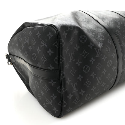 Louis Vuitton Monogram Eclipse Keepall Bandouliere 55 7 of 8