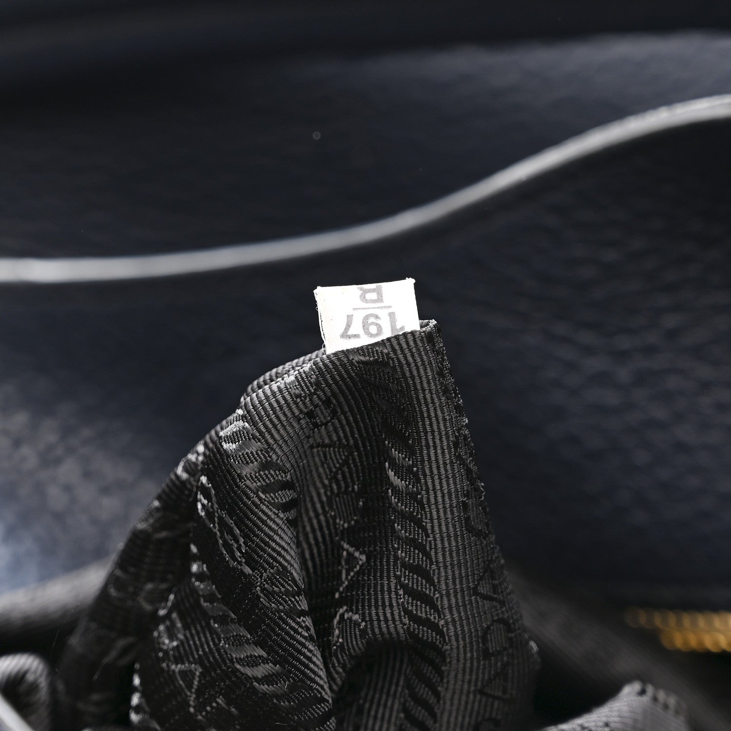 Prada Vitello Phenix Embossed Logo Hobo Baltico 8 of 11