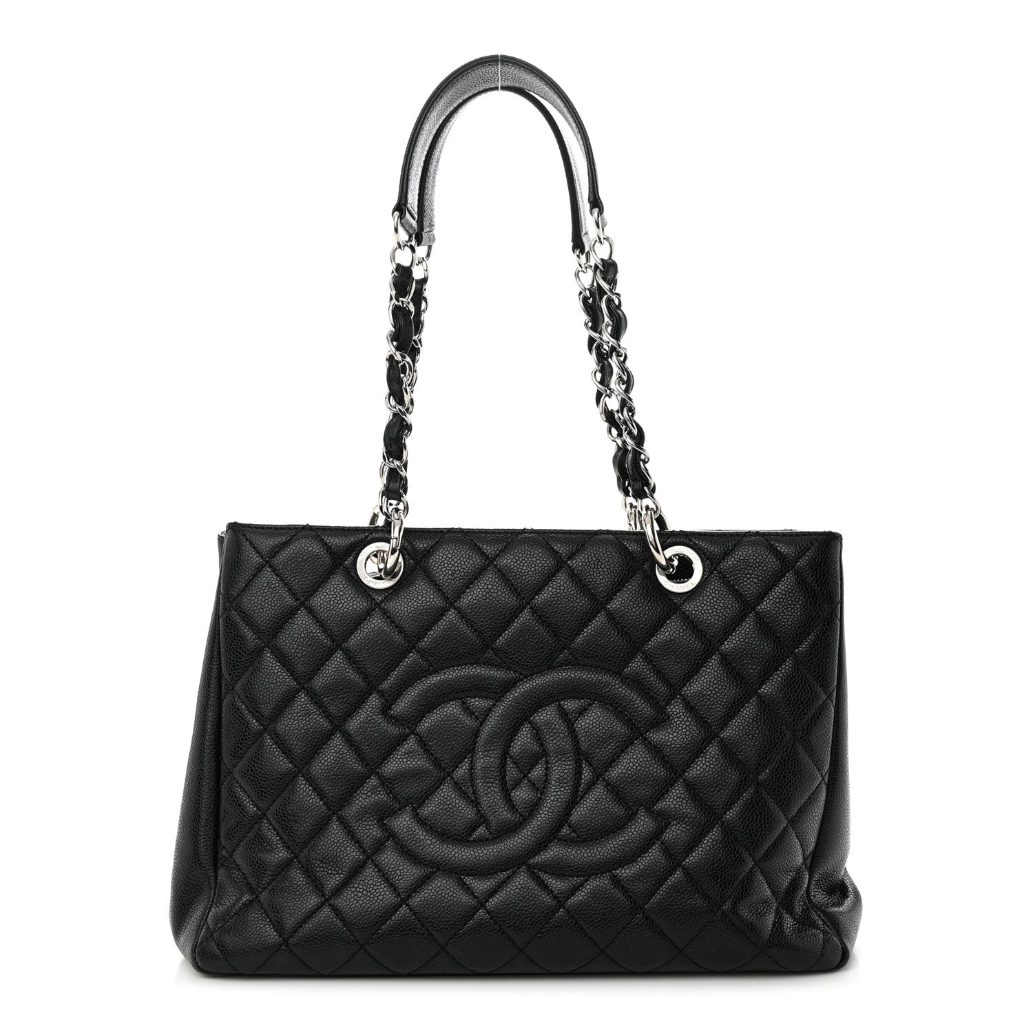 Chanel Caviar Quilted Grand Shopping Tote GST Black 1 of 13