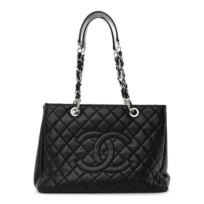 Chanel Caviar Quilted Grand Shopping Tote GST Black 1 of 13