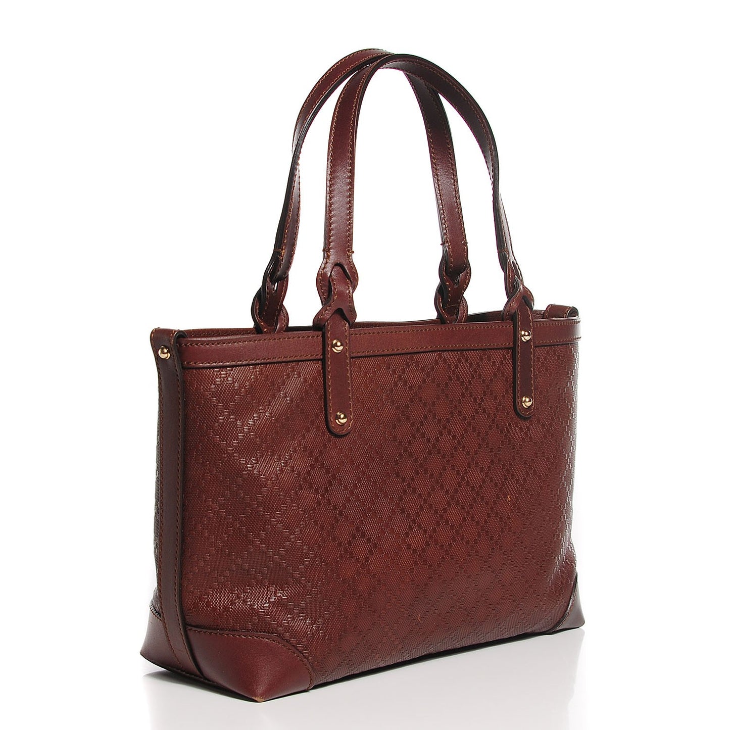 Diamante Calfskin Small Craft Tote Cuir