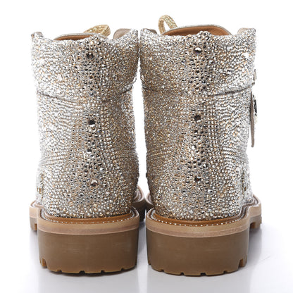 Jimmy Choo X TIMBERLAND Swarovski Crystal Ankle Boots 7 4 of 16