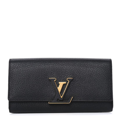 Louis Vuitton Taurillon Capucines Wallet Black 1 of 4