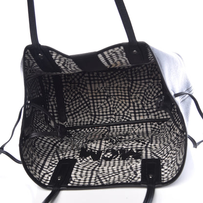 MCM Visetos Medium Liz Reversible Shopper Tote Black 9 of 20