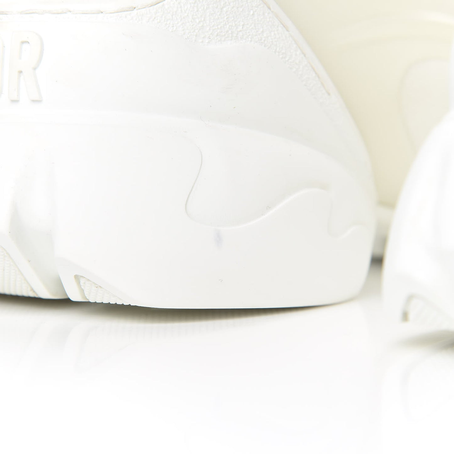 Technical Fabric Rubber Womens D-Connect Sneakers 38.5 White