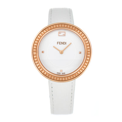 Fendi Stainless Steel Calfskin 36mm My Way Quartz Watch White 1 of 5