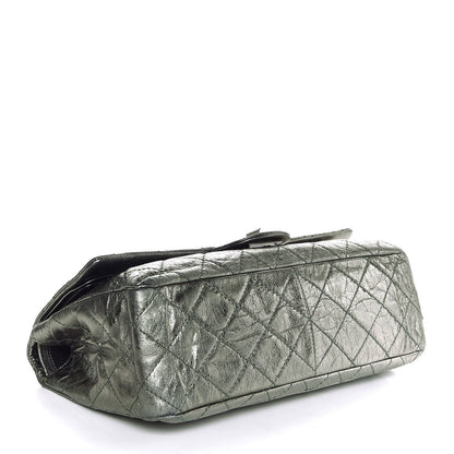 Chanel Metallic Aged Calfskin Quilted 2.55 Reissue 227 Flap Green 5 of 8