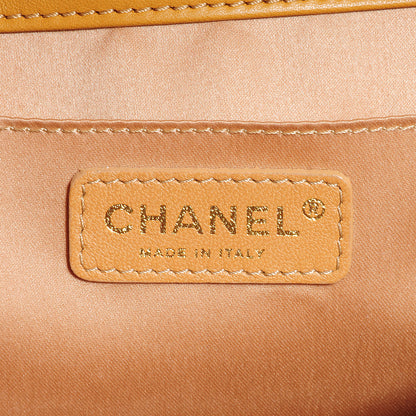 Chanel Patent Medium Madison Flap Gold 7 of 9