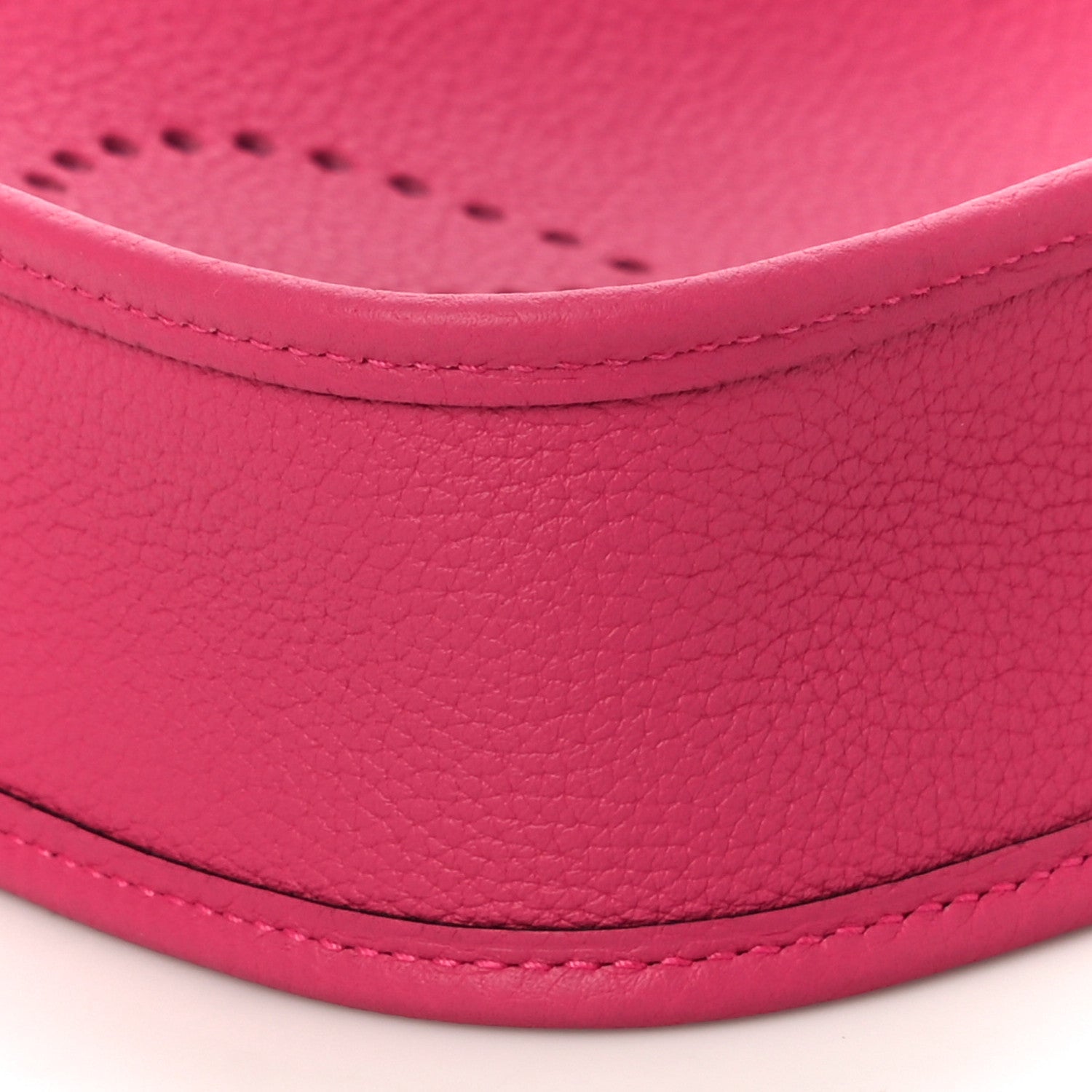 Hermes Taurillon Clemence Evelyne TPM Rose Shocking 9 of 10