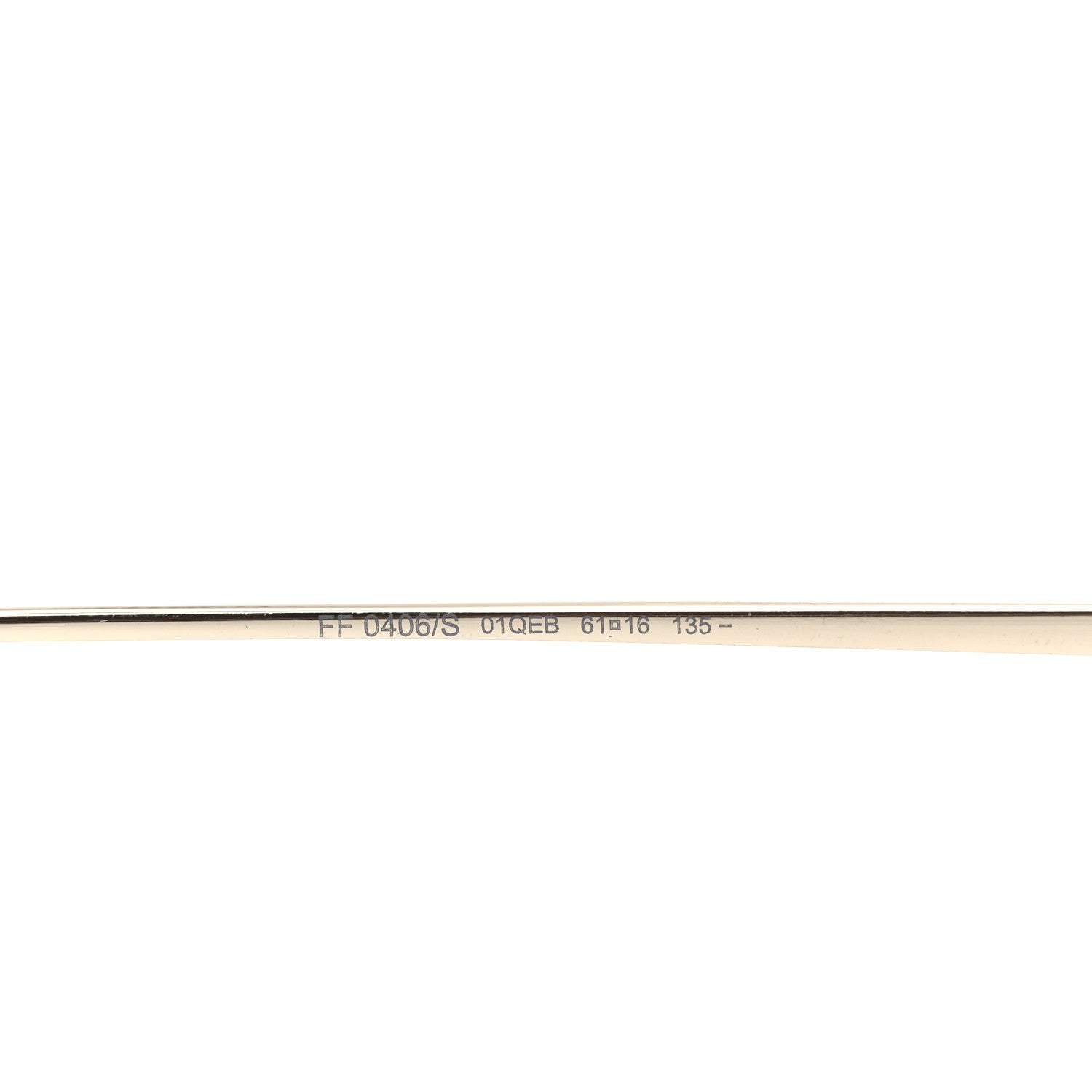 Fendi Metal Fendi Forever Aviator Sunglasses FF0407/G/S Gold 12 of 12