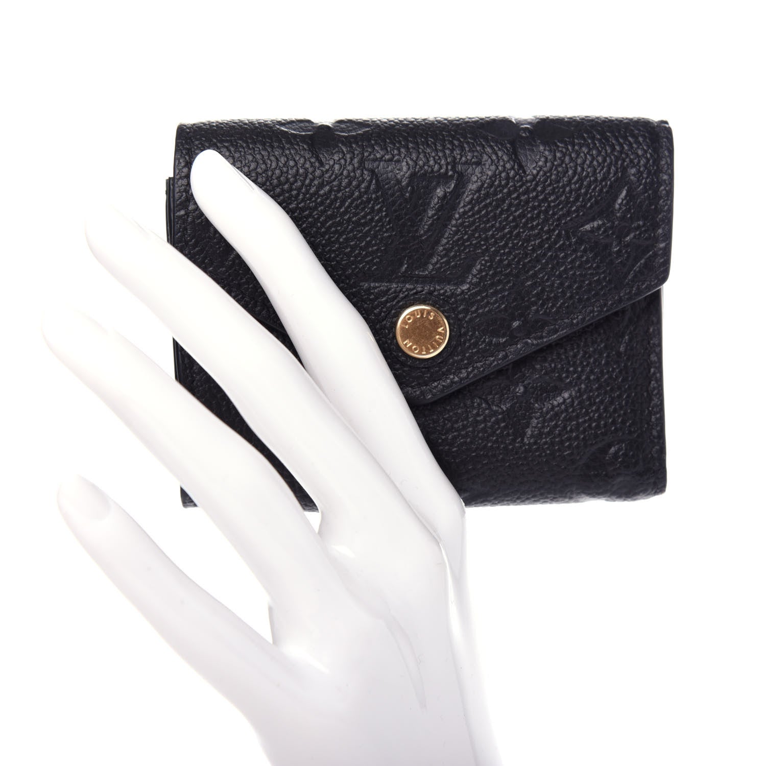 Louis Vuitton Empreinte Zoe Wallet Black 2 of 8