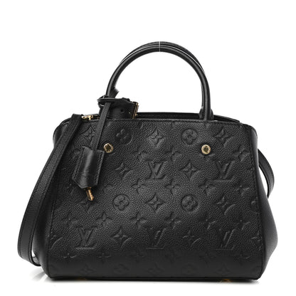 Louis Vuitton Empreinte Montaigne BB Black 1 of 10