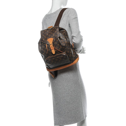 Louis Vuitton Monogram Montsouris GM Backpack 2 of 6