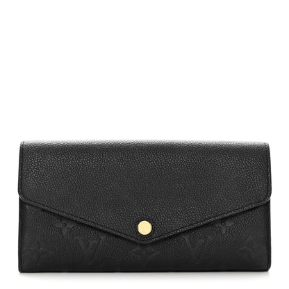 Louis Vuitton Empreinte Sarah Wallet NM Black 1 of 12