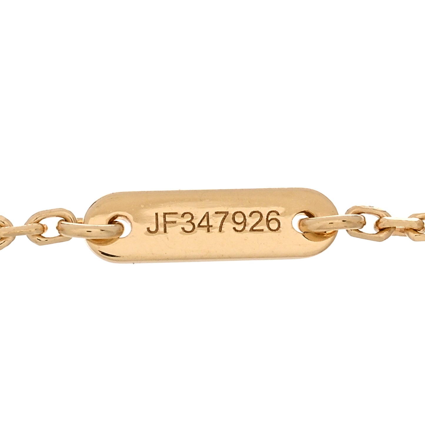 18K Yellow Gold Mother of Pearl Sweet Alhambra Bracelet