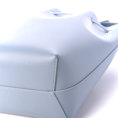 Mansur Gavriel Calfskin Mini Bucket Bag Grey Blue 8 of 10