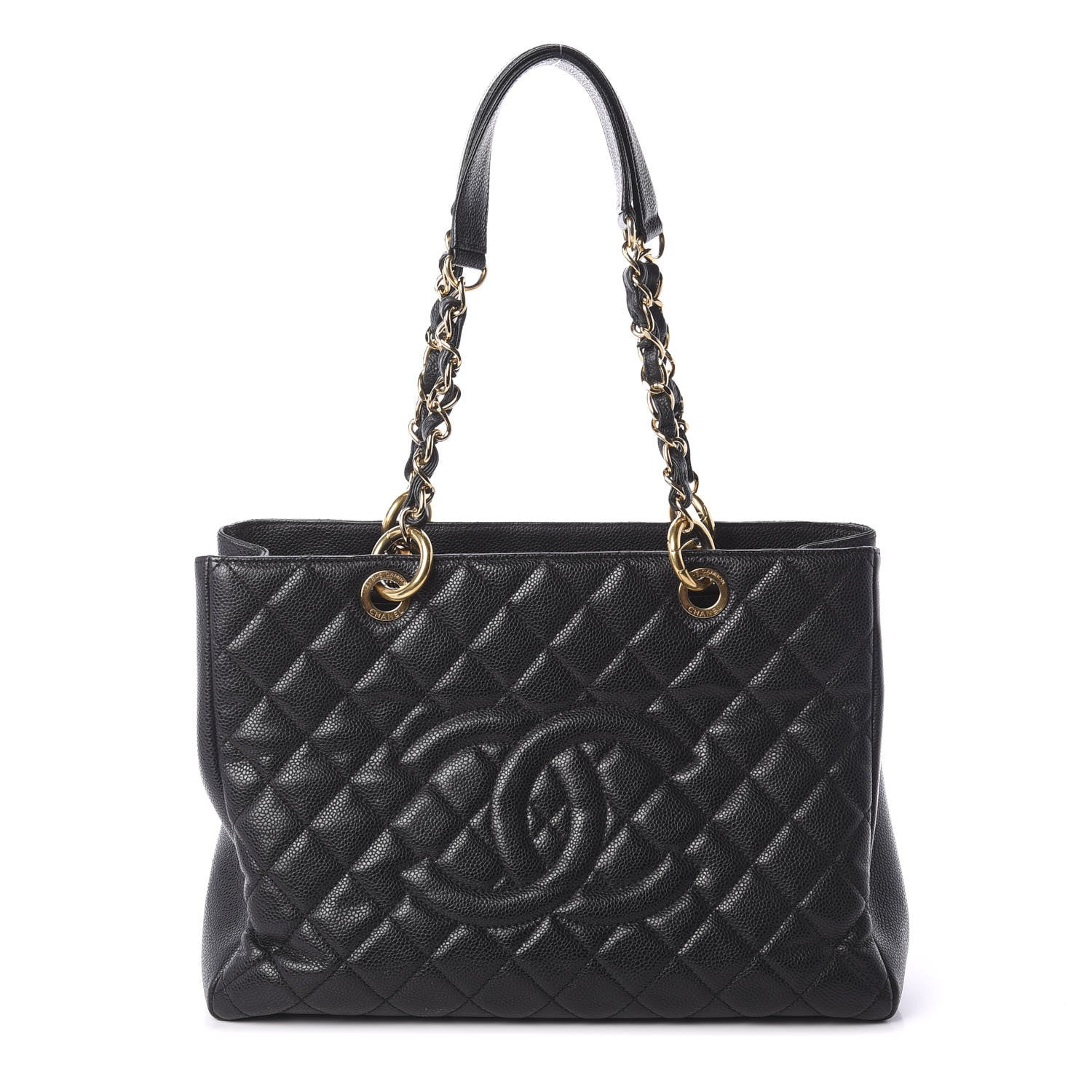 Chanel Caviar Quilted Grand Shopping Tote GST Black 1 of 10