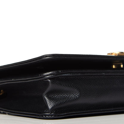 Chanel Caviar Quilted Boy Wallet On Chain WOC Black 8 of 9