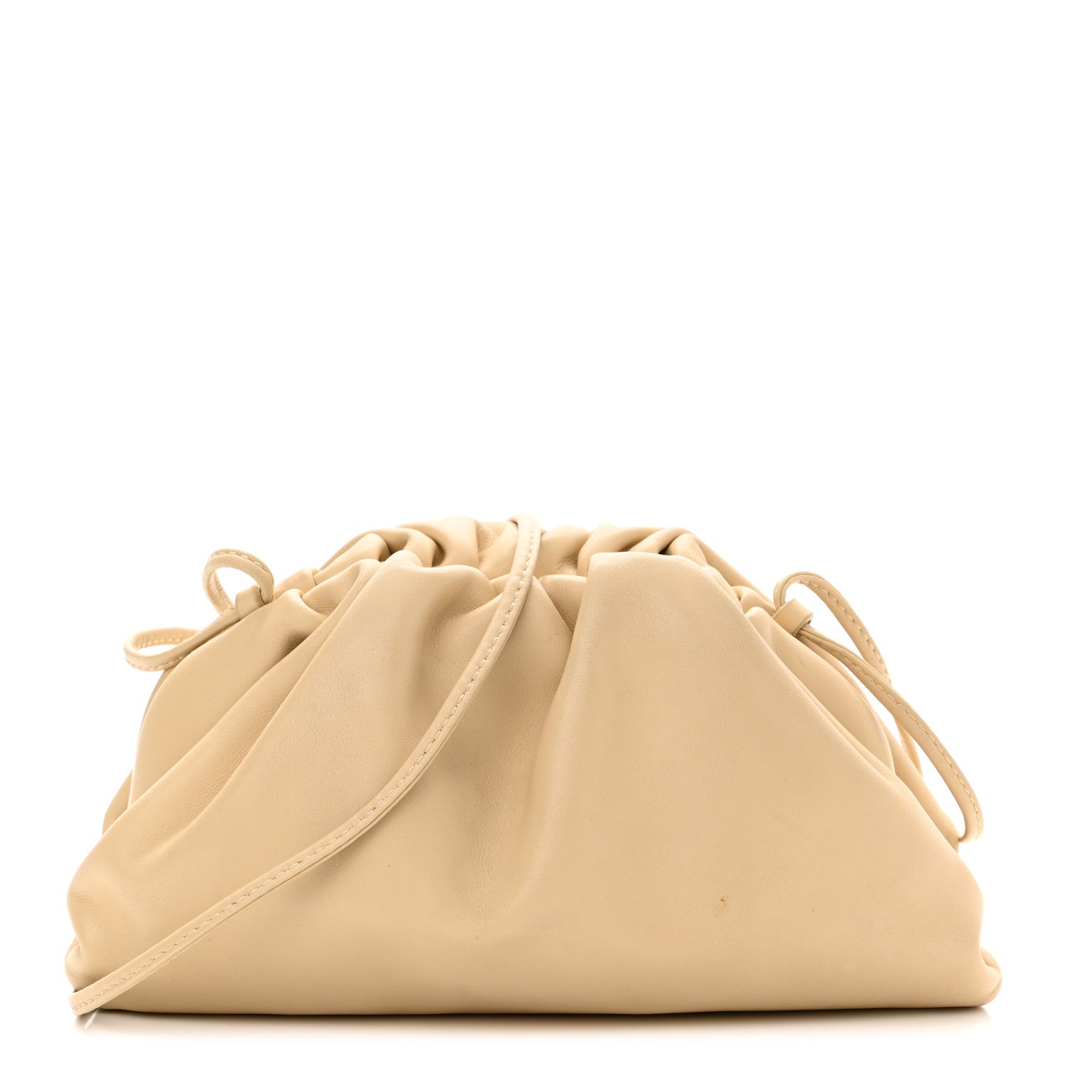 Bottega Veneta Butter Calfskin The Mini Pouch Almond 1 of 12